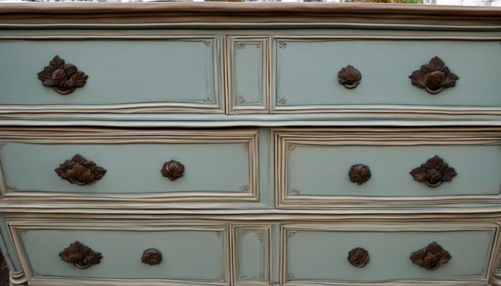 dresser painting with chalk paint